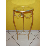2 Mesinha P telefone Ferro Pingent Redondo 30cmx 70cm