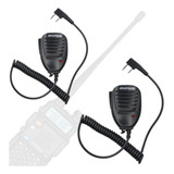 2 Microfone Ptt P Ht Radio Baofeng 777s Uv5r Uv82 Original