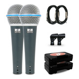 2 Microfones Dinâmicos Arcano Rhodon 8