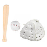 2 Mini Chaveiro De Beisebol Acessório Bola Esportiva Branco