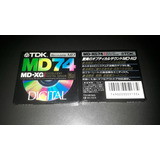 2 Mini Disc Md Tdk Md Xg 74 Digital Recordable Japonês