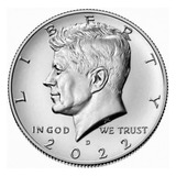 2 Moedas Kennedy Half Ano 2022 P D Flor De Cunho