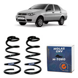 2 Molas Traseira Reforçada Gnv Siena Fire 2007 2008 2009