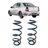 2 Molas Traseira Reforçadas Gnv Toyota Etios Todos
