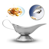 2 Molheira Aço Inox Tipo Aladim Gourmet Mix Molho Caldas Mel