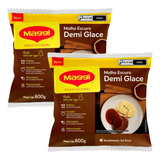2 Molho Demi Glacê Escuro 600g Maggi Nestle Profissional
