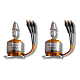 2 Motor Brushless A22 12 1000kv Montante Spinner Aeromodelo
