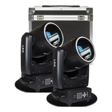 2 Moving Beam 18r 380w Light Philips Display Lcd C Case Par