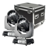 2 Moving Beam 7r 230w Lâmpada Osram Display Lcd C Case Par