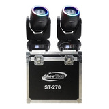 2 Moving Beam Head 9r 270w Osram Arco De Led Par Com Case