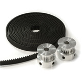 2 Mts Correia Gt2 2 Polias 20 Dentes F 5mm 1 Acoplam 5 X 8m