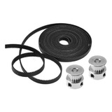 2 Mts Correia Gt2 6mm Largura 2 Polia Gt2 20 Dentes F 8mm