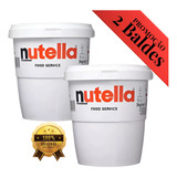 2 Nutella Balde Gigante 3kg Original Ferrero Creme De Avelã 