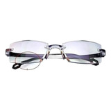 2 Óculos De Safira Inteligentes De Grau De Leitura Com Bloqu