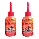 2 Óleo Lubrificante Corrente Tectire Tec 50 Cera Bike 60 Ml