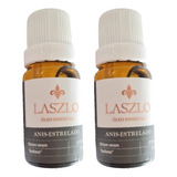 2 Óleos Essenciais Anis Estrelado Puro Natural Laszlo 10 Ml