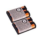 2 Pack HHR P107 NI MH Rechargeable Battery For Panasonic 3 6V 650mAh Battery For Cordless Phones