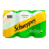 2 Pack Refrigerante Citrus Schweppes Lata 6 Unidades 350ml