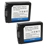 2 Pacotes De Bateria 7 2V 1500mAh CGA S006 Para Panasonic DMC FZ30 FZ35 FZ38 FZ50 FZ7 FZ8 FZ18 FZ28