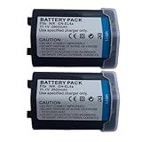 2 Pacotes De Bateria EN EL4 De 11 1 V E 2800 MAh Para Nikon D2H D2Hs D2X D2Xs D3 D3S F6
