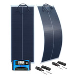 2 Painel Solar Fotovoltaico Flexivel 100w