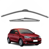 2 Palhetas Limpador Parabrisa Dian tras Etios 2012 2013 2014