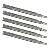 2 Par Corrediça Telescópica Soft Close 40cm 40kg Amortecedor
