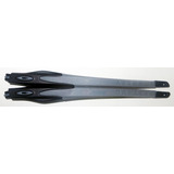2 Par De Hastes Para Óculos De Grau Crosslink Cinza E Preto