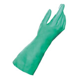 2 Par Luva Látex Nitrílico Verde Flocado Mucambo Tamanho P