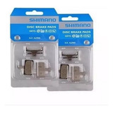 2 Par Pastilha De Freio Shimano G01s Resina Deore Xt Slx Xtr