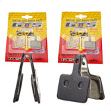 2 Par Pastilha Freio À Disco Mecânico Quadrada Shimano Gts