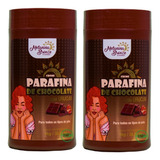 2 Parafina Chocolate Com Urucum Melanina Bronze Natural 