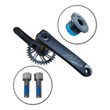 2 Parafuso Braço Tampa Fixação Pedivela Absolute Prime A12