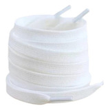 2 Pares Cadarço Tenis Infantil Achatado 70cm Branco