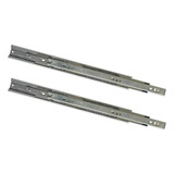 2 Pares Corrediça Toque Push Open 50cm Reforçada Gaveta 40kg