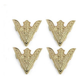 2 Pares De Blusa De Gola Pontiaguda De Metal