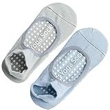 2 Pares De Meias Antiderrapantes Antiderrapantes Para Yoga Para Mulheres Pilates Barra Balé Trempolinas Bicicleta Aderente Blue Green One Size