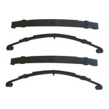 2 Pares Feixo De Molas 3 Laminas Molejo Carretinha Suspensão