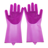 2 Pares Luva Silicone Lava Louça Esponja Pronta Entrega