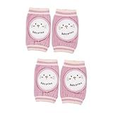 2 Pares Meias Até O Joelho Joelheiras De Esponja Joelho De Criança Protetor De Cotovelo Infantil Joelheiras De Bebê Protetor Rastejante Arrastar Leggings Criança Pequena Algodão