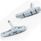 2 Pares Sapata Pino Borracha Cinza Freio Bike Scs Vbrake