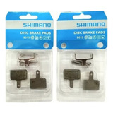 2 Pastilha Shimano B01s Resina Freio Disco Br M486 M445 M575