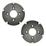2 Pç Adaptador De Roda Fusca 4 Furos 4x130mm P 5x205mm 13mm