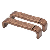 2 Pç Puxadores Para Gaveta Armarios Colonial Alça Cobre 96mm
