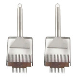  2 Pcs Aço Inoxidável Mel Raspador Garfo Apicultura