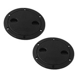 2 Pcs Barco Rv 4 Acesso Cover Twist Deck Plate