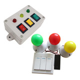 2 Pcs Mini Tráfego De Placa Ocupado Com Interruptor D
