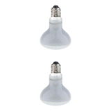 2 Pcs Réptil Uva Sun Lamp Basking Spot Lamp Para Répteis E