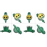 2 Pçs Temporizador De água Para Mangueira De Jardim Dois Dial Temporizador De Rega Eletrônico Automático Controlador De Irrigação De Jardim Eficiente Para Uso Ao Ar Livre
