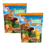 2 Pcts Ração Funny Bunny Delícias